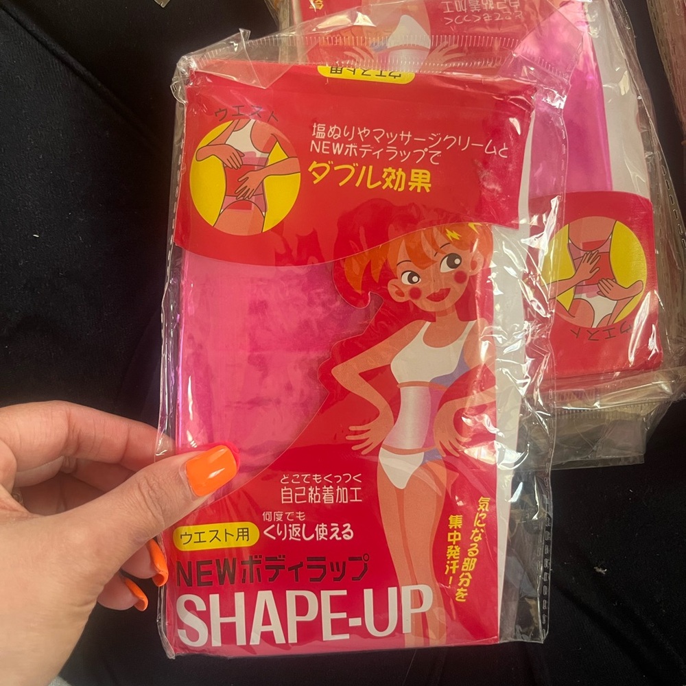 Pink Shape-Up Body Wrap sweat belt reusable